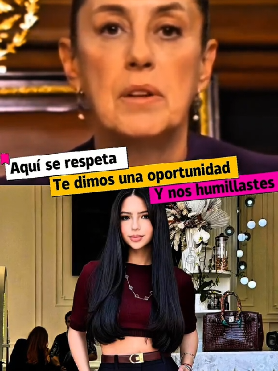 #claudiasheimbaum le da ultimatum a #angelaaguilar #univision #telemundo 