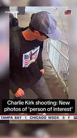 The FBI has released photos of a person of interest in the shooting death of Charlie Kirk. The FBI's Salt Lake City office shared the photos on social media Thursday and also announced a $100,000 reward for information leading to an arrest. Kirk, the conservative activist and founder of Turning Point USA, was shot and killed at Utah Valley University Wednesday afternoon during the first stop of his American Comeback Tour. 