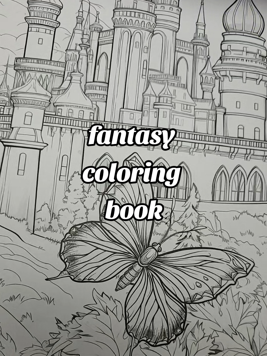 anyone else love to color when they feel anxious? #coloringbooks  #adultcoloringbooks #fantasycoloringbook #fantasycoloringbooktheme #coloringbook 