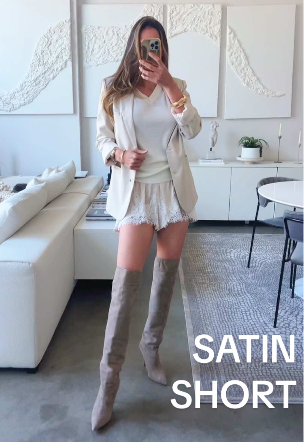 #satinshorts #laceshorts #femininefashion #chicdetails #elevatedstyle 