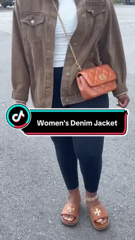 I’m wearing a large 🤎 #TikTokCreatorPicks #TikTokShopRestock #ttsfashionfam #denimjackets #fallfashion 