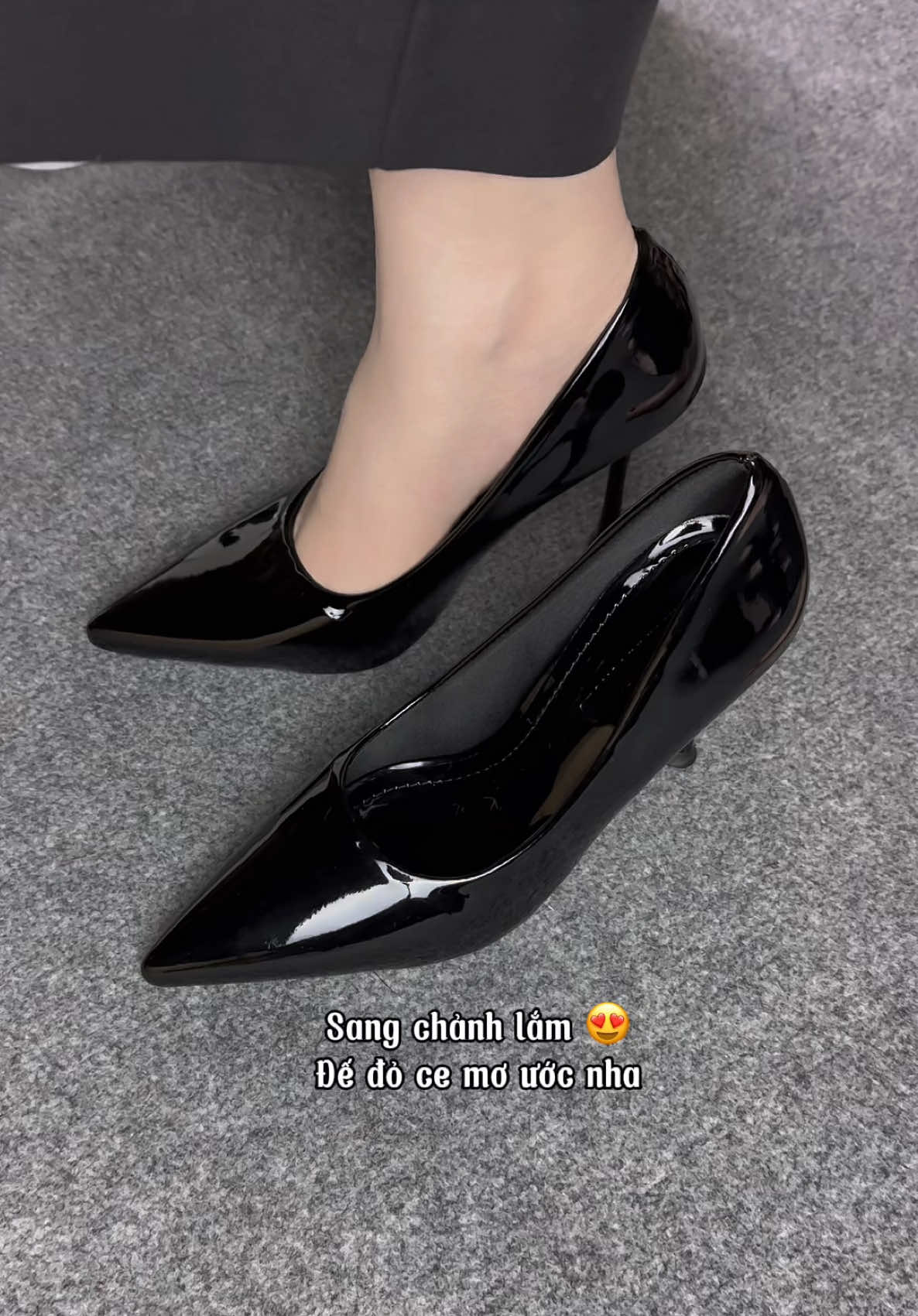 Siêu sang chảnh đế đỏ nha ce #giaycaogot #giaydep #reviewlamdep 