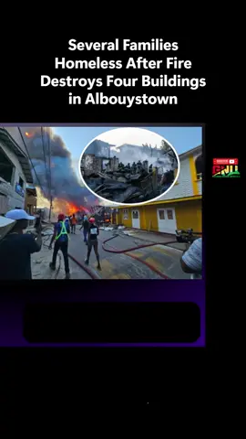 Several Families Homeless After Fire Destroys Four Buildings in Albouystown