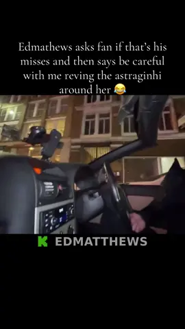 Edmathews asks fan if that’s his misses and then says be careful with me reving the astraginhi around her 😂 #fyp #edmathewslive #edmatthewstokky #edmatthews #viralditiktok @Ed Matty 