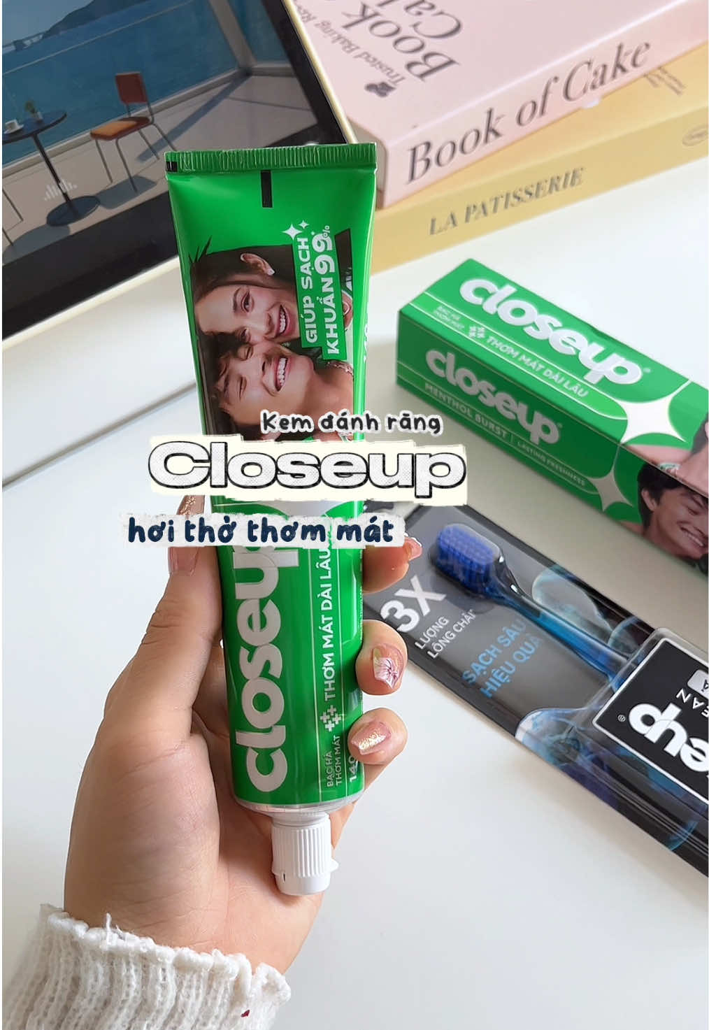 Phiên bản mới quá xịn luôn #kemdanhrangcloseup #chamsocrangmieng #thommieng #trangrang #unboxing 