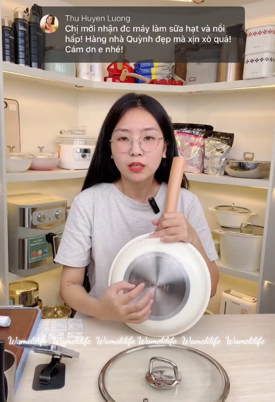 Chảo phủ gốm Haatz - chiên dán không lo dính #chao #chaophugom #chaochongdinh #cooking #trending 
