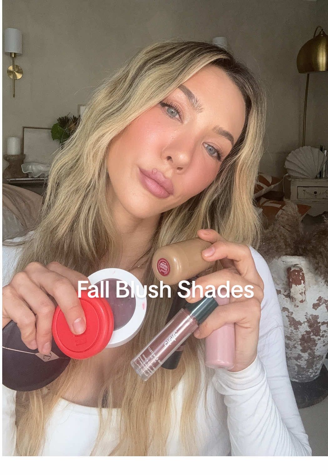 Favorite Fall Blush Shades @Persona Cosmetics @Nudestix @makeupbymario @rhode skin @Ciele Cosmetics @Saie @simihazebeauty #fallmakeup #fallblush #makeupreview #blush #makeuprecomendation   