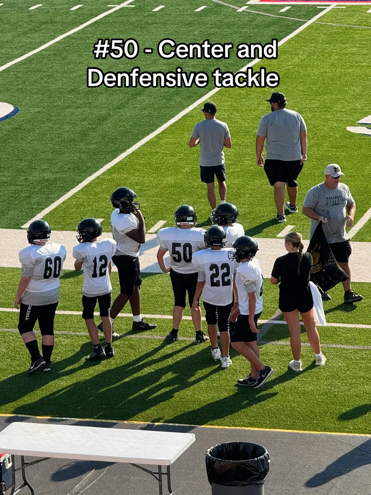 #jrhighfootball 50 has my heart!!! So proud of my boy! 🖤💛🏈