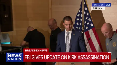 The FBI released new video of a person of interest in Charlie Kirk's shooting death. The person is seen jumping off the roof of a building near the courtyard where Kirk was shot.