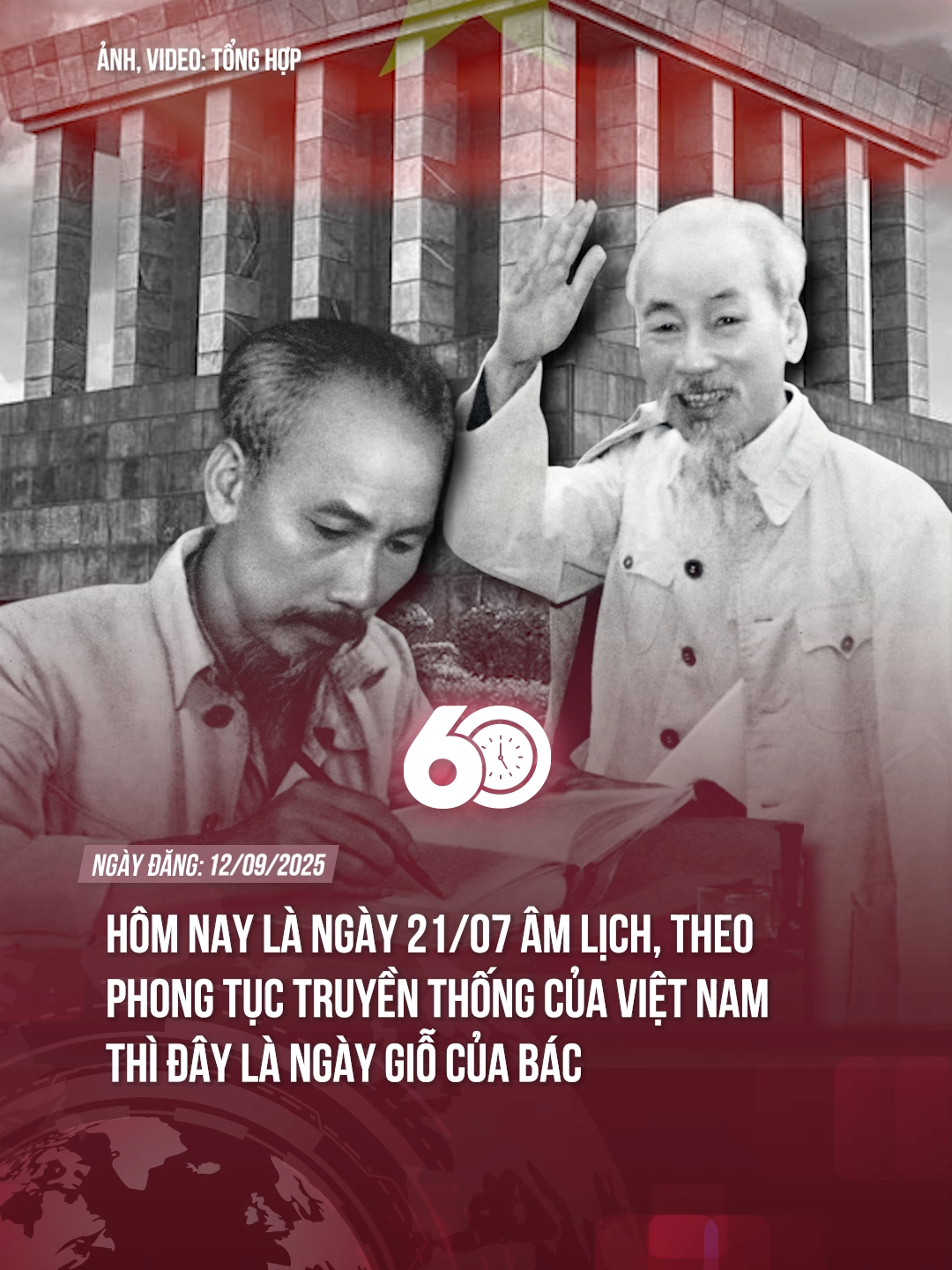 Chúng cháu xin thắp nén hương thành tâm tưởng nhớ Bác, vị Anh hùng giải phóng dân tộc, Danh nhân văn hoá thế giới! #tiktoknews #60giay #Theanh28