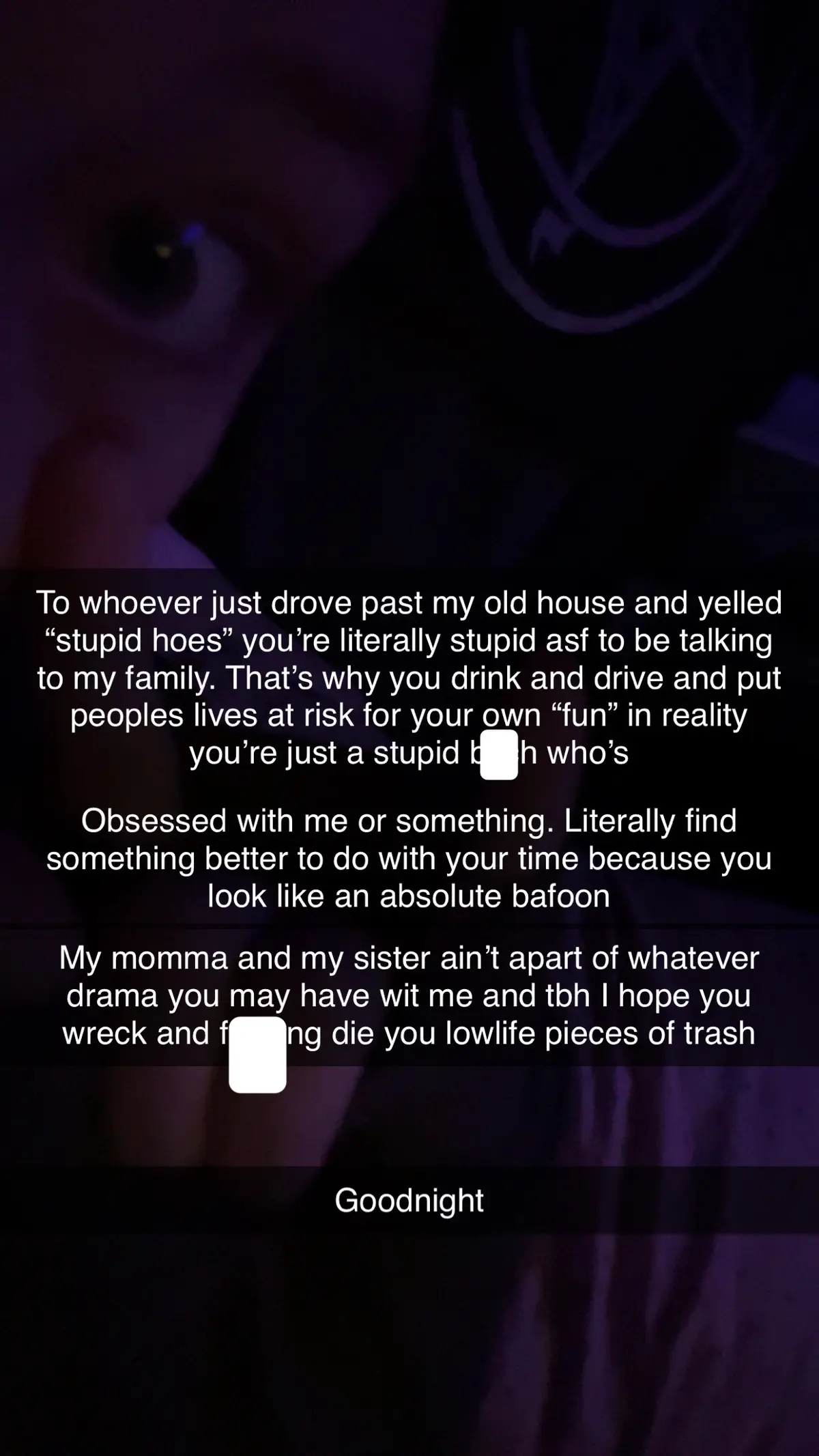 I hope drinking and driving keeps going great for ya until you end up dead in a ditch. Nobody would care anyways 