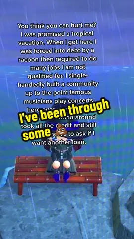 I've been through some 💩 #acnh #animalcrossing #animalcrossingnewhorizons #gaming #gamers