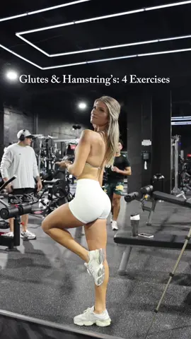 The only quick 4 glute & hamstring exercises you need to grow and tone💪🏽 #workoutroutine #gymmotivation #gluteworkout #workouttips #fitnesstips 