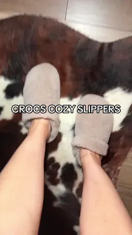 The coziest, comfiest house shoes #crocs #crocsgang #cozyslippers #houseshoes #slipper 