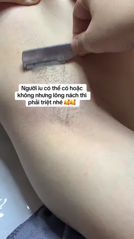 Người yêu có thể có hoặc không nhưng lông nách phải triệt nhé mn #camtuspa #trietlongtaihue #trietlong #diodelaser #trietlongvinhvien 