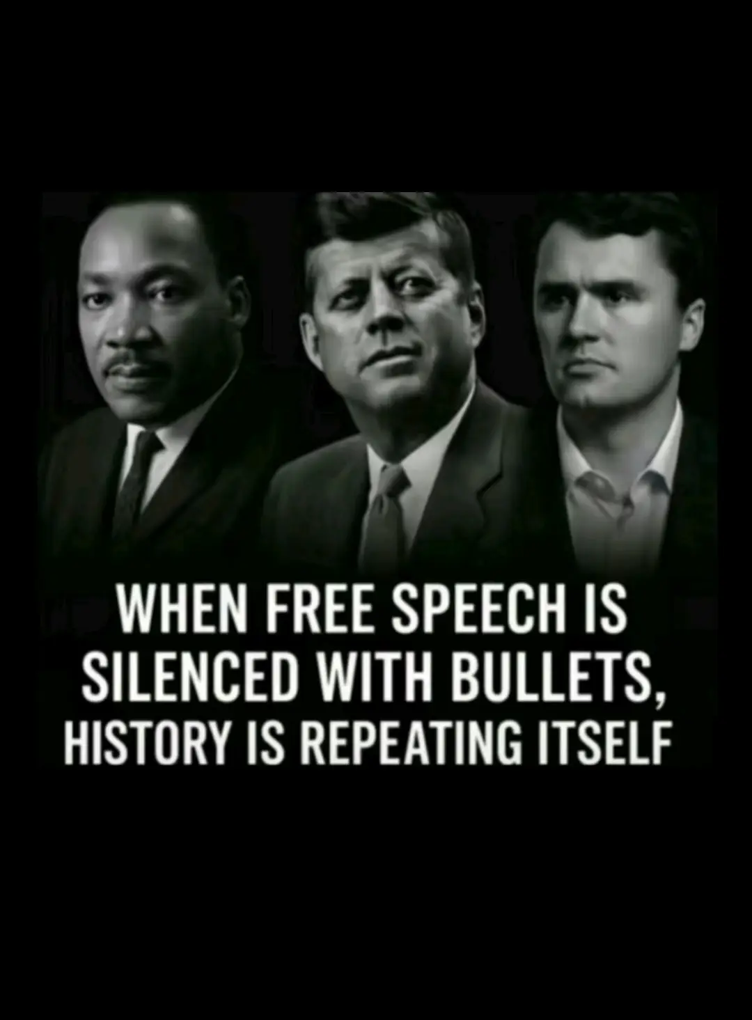 my heart hurts and I can't understand why. I'm angry and sad. This should never have happened. We are bleeding our humanity if we are killing one another for our beliefs. Prayers for The Kirk familynand may they find some peace knowing he is with our Father and Charlie's final act was igniting a flame. #charliekirk #prayers #humanity #fyp #sad 