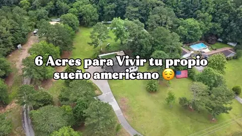 6 Acres para Vivir tu propio sueño americano 😌🇺🇸 Disfruta la tranquilidad del campo con más de 6 acres listos para tus proyectos, familia y hasta tus caballos 🐴 . ¡Un espacio amplio que combina comodidad moderna con vida rural! ¿La quieres? ¡Escríbenos 📲 al (404) 483-8201 y déjanos ayudarte a hacerlo realidad!🔑 ¿Quieres ver las casas más bellas de Georgia? Visita nuestro sitio web https://beacons.ai/cumpliendotusuenorealidad #Honestidad #Servicio #humildad #housegoals #investmentproperty        