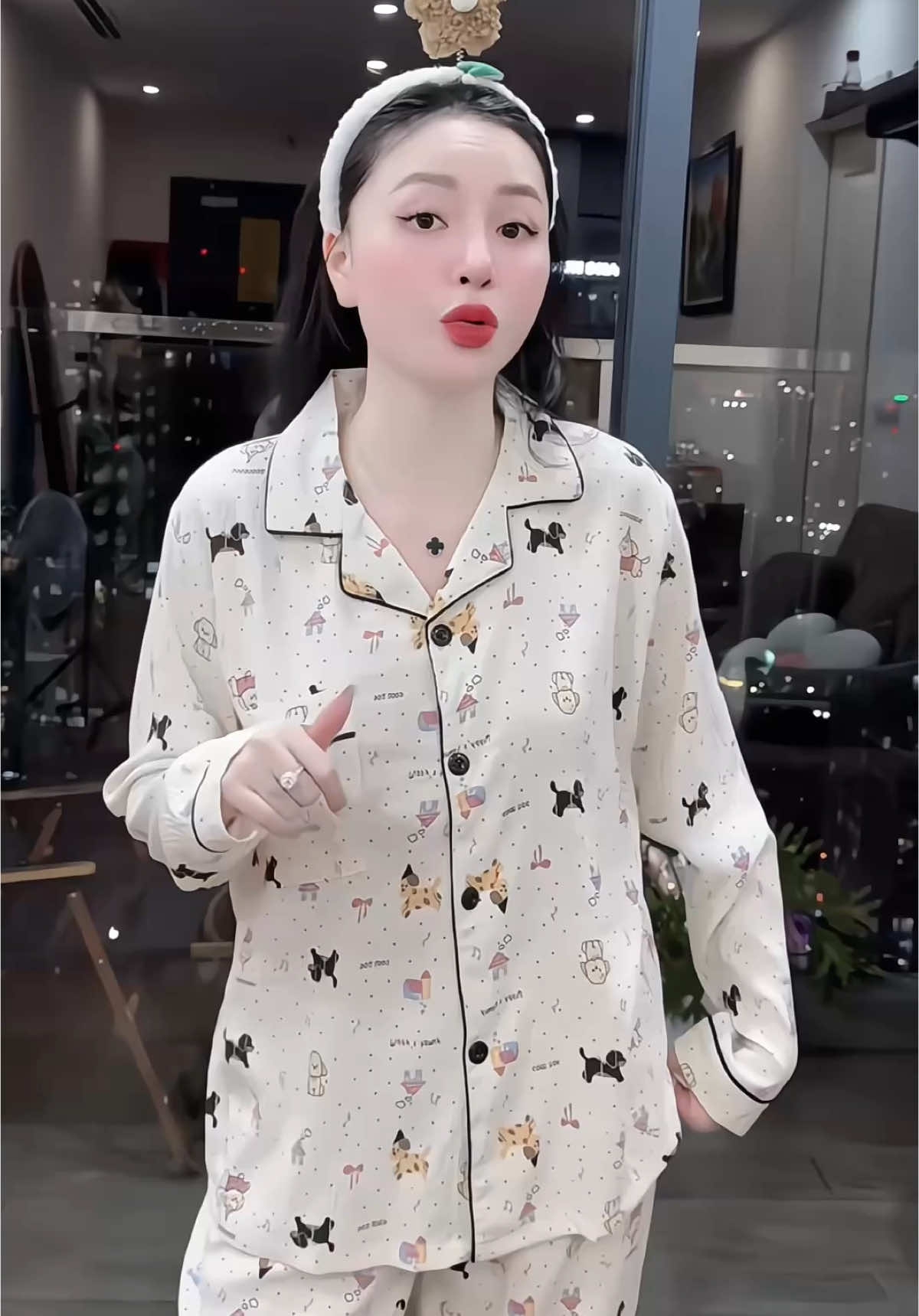 [BỘ DÀI] Bộ ngủ dài tay nữ #thoitrangnu #fyp #xuhuong 