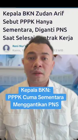 PPPK Cuma sementara gantikan PNS?? #asn #kemendagri #pppk #kemenpanrb #bkn 