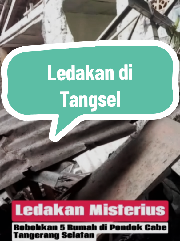 Sebuah ledakan mengguncang permukiman Jalan Talas II, Pondok Cabe Ilir, Pamulang, Tangerang Selatan, Jumat (12/9/2025) pagi. Insiden yang terjadi sekitar pukul 05.20 WIB tersebut merusak setidaknya lima rumah dan melukai empat warga. Warga ini menambahkan bahwa asal ledakan masih misterius. Suara ledakan bahkan terdengar hingga sekitar 3 kilometer dari lokasi. #beritatiktok #tangerangselatan #tangsel #tangseltiktok #tangselcorner #pondokcabe  #ledakan #ledakanpetasan 
