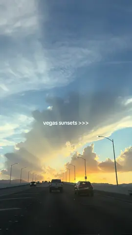 this is my version of touching grass #vegas #sunset 
