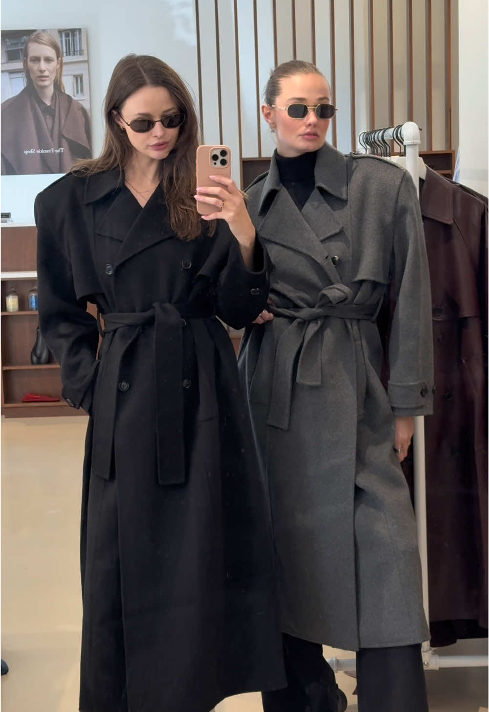 i seriously can’t decide, please help 🥹 #woolcoat #fallfashion #capsulewardrobe @The Frankie Shop 