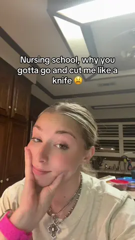 Sometimes wonder if this is still the profession I wanna do 😂 #nursingschool #nurse #fyp #dailystruggle 