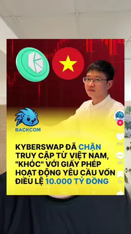 Tin hot! Sàn DEX Kyber Swap chặn Ip Việt Nam #quynhquantu