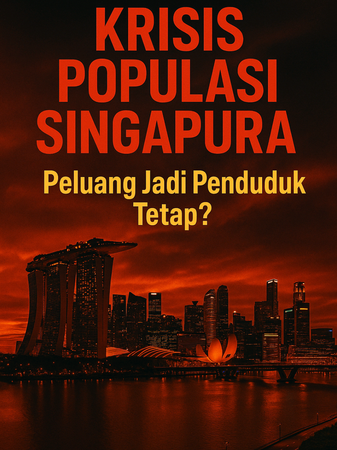 Singapura lagi hadapi krisis populasi serius. Angka kelahiran rendah, penduduk menua, dan mereka mulai buka peluang jadi penduduk tetap. Tapi jangan salah, jalurnya nggak gampang—hanya mereka yang bawa skill & kontribusi besar yang punya peluang. Menurut kamu, langkah ini bakal berhasil selamatin masa depan Singapura?  #FaktaUnik #Singapura #KrisisPopulasi #InfoMenarik #FYP