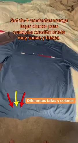 Camisetas manga larga diferentes tallas y colores#tiktokshop #creatorsearchinsights #laborday #dealsforyoudays #suyihnmemes 