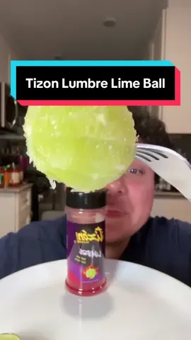 @Micheladas Duran has their Tizon Lumbre make the perfect lime balls and if you want to try it I’m going to leave the orange cart right there. #snacktok #lime #tizon #tizonlumbre #snack 