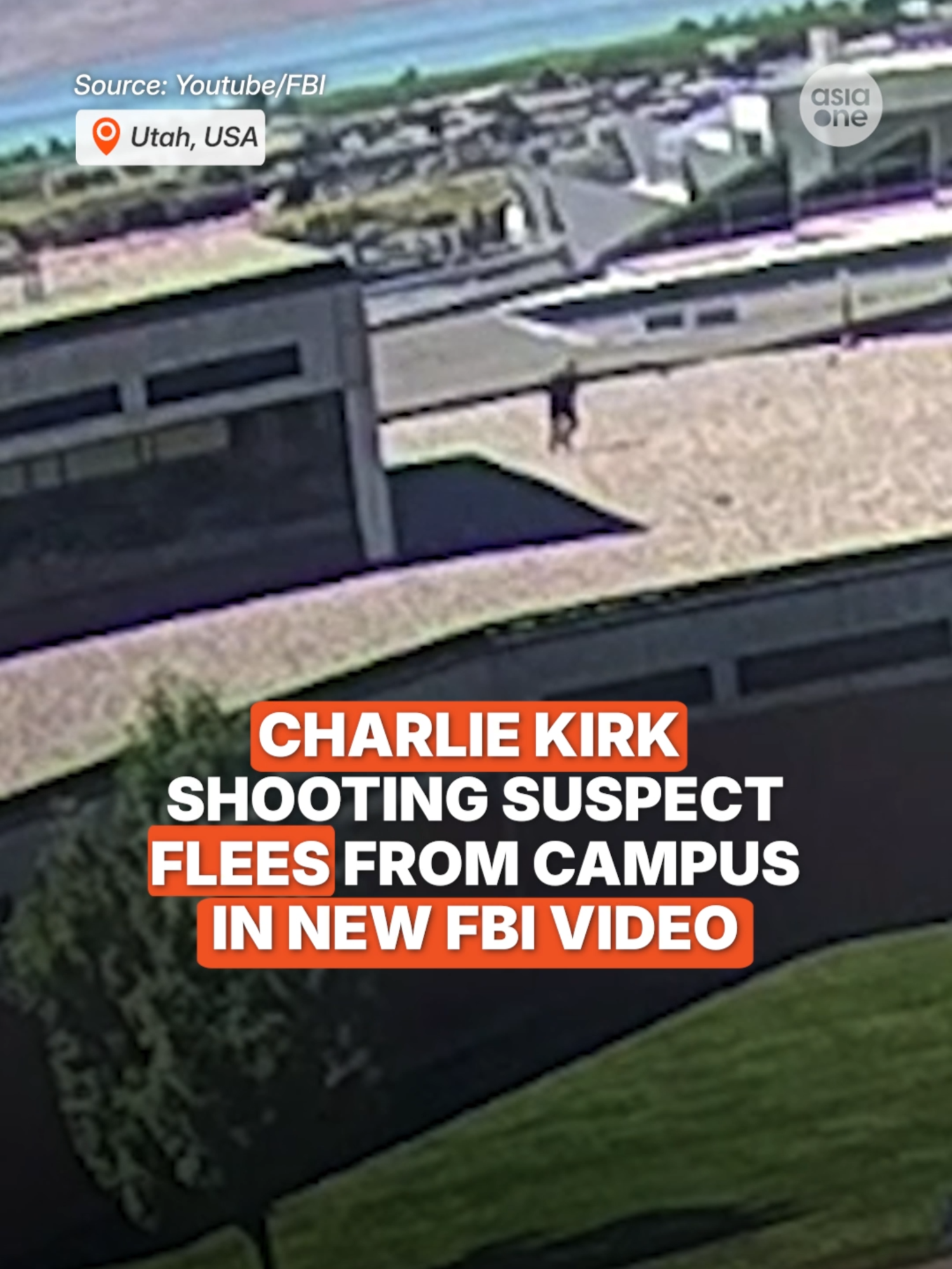 US authorities are still searching for the suspect who fatally shot right-wing activist Charlie Kirk on Wednesday (Sept 10) while he was on stage at Utah Valley University. New surveillance footage shows the 