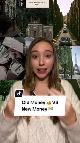 Old Money 👑 Vs New Money💵 #filosofia #sociologia #dinero #oloney #newmoney 