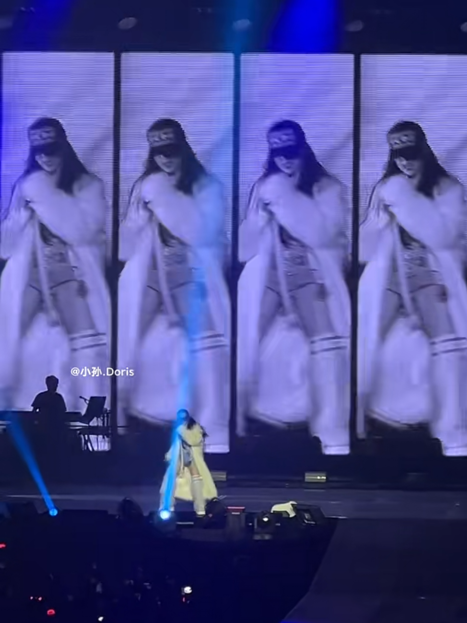 RUKA on the big screen 😳🔥 and hear the screams for ruka. RUKA at Fort Worth _ ©️on watermark Babymonster fort worth concert #RUKA #BABYMONSTER #루카 #베이비몬스터 #KAWAIRUKA 베이비몬스터 루카