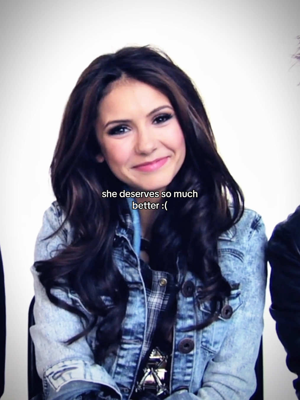 i hope she’s doing okay right now #thevampirediaries #tvd #ninadobrev #shaunwhite #elenagilbert 