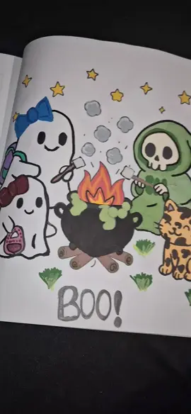 cute spooky coloring book