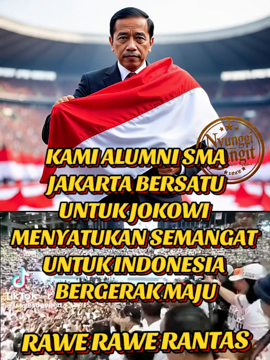 Kami alumni SMA Jakarta bersatu bersama Jokowi. #viraltiktok #jokowi #like #follow 