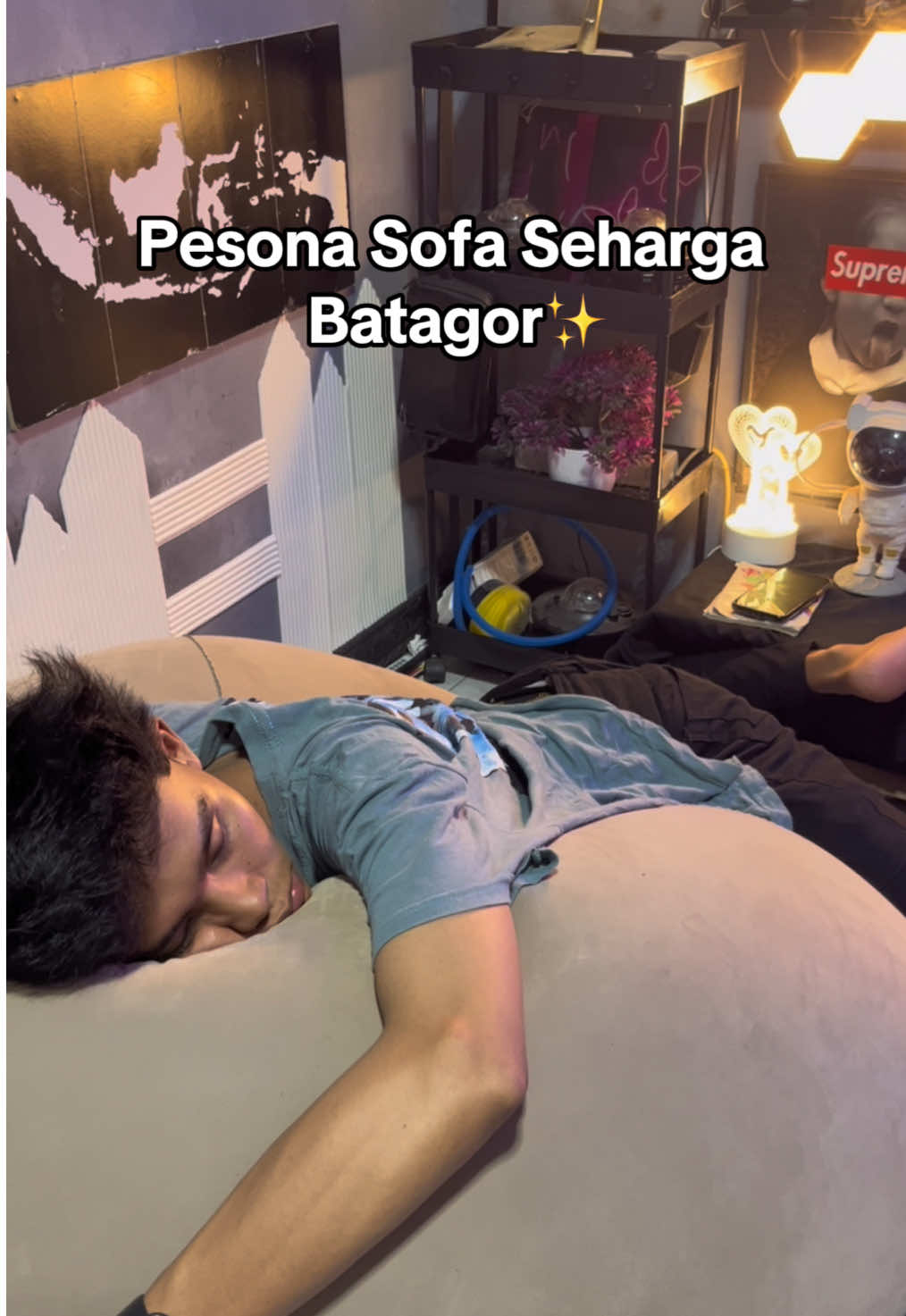 Nyaman banget sofa ini🤗#sofa #sofamurah #sofanyaman #beanbag #beanbagchair 