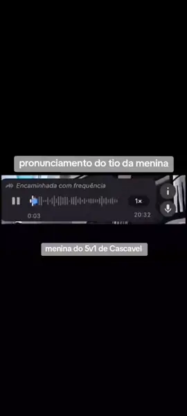 Kkkkk, vídeo no perfil #pronunciamento #meninadoonibus #cascavel #5x1 #mulherdepreso🔓🕊👫💍 