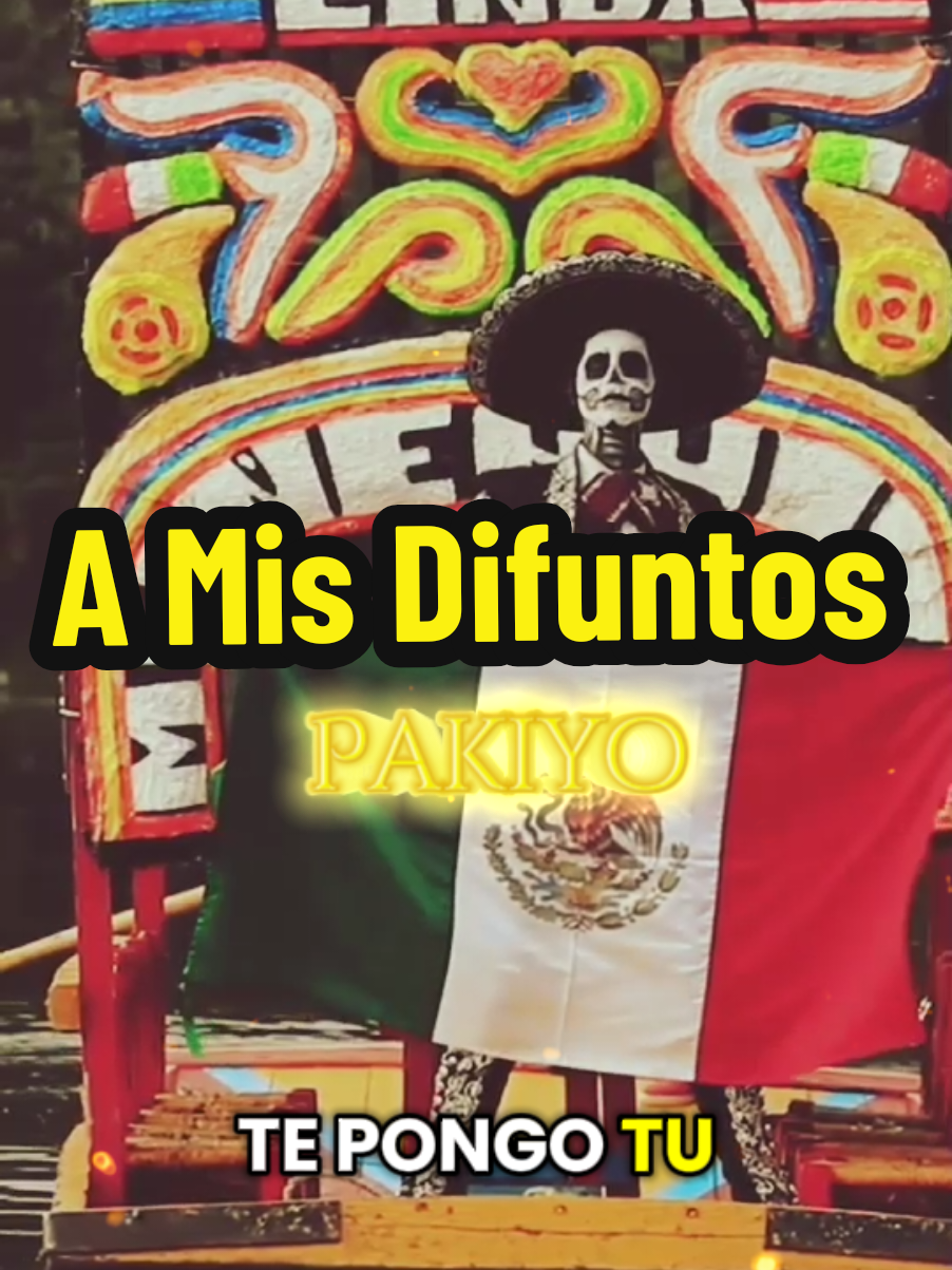 A mis Difuntos - Pakiyo | Callejón Music Mx  Esta canción es para celebrar a nuestros Difuntos en Mexico.  el dia 2 de noviembre recordamos y Festejamos a nuestros seres queridos que partieron al cielo. Los recordamos con cariño, con comida y con música.  escucha este tema dedicado para ellos.  #CancionParaDiaDeMuertos #Altares #Mexico #Pakiyo #CallejonMusic