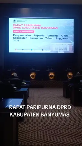 RAPAT PARIPURNA DPRD KABUPATEN BANYUMAS 