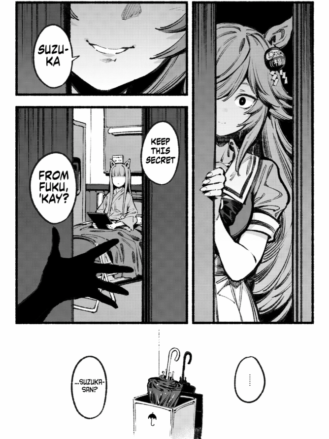 Haru.....that thing....it's not fukukitaru #umamusume #prettyderby #umamusumeprettyderby #manga #horrorstory 