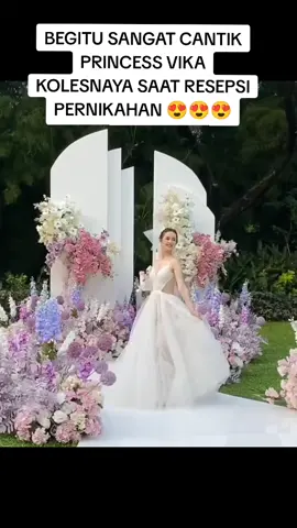 Resepsi pernikahan Vika kolesnaya #vikakolesnaya #billysyahputra #fyp #viral #tranding 