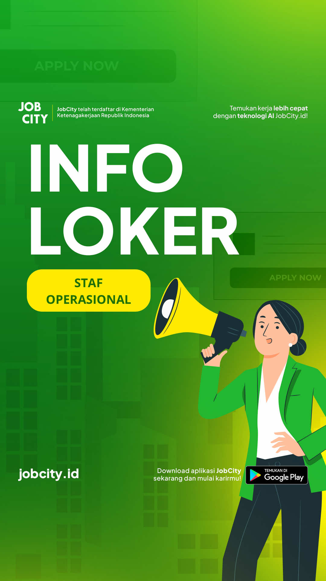 Info lowongan kerja terbaru buat kamu!✨ Tertarik dengan posisi ini? Cek informasi selengkapnya dan temukan lowongan lainnya langsung di aplikasi JobCity. 📲 Download aplikasi JobCity di Google Play dan temukan #SolusiCepatKarirTepat sekarang! Link: bit.ly/DownloadJobCityTikTok #JobCity #InfoLoker #Loker #InfoLowonganKerja  