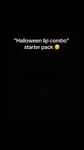 PLEASE come up with something different already 😭😭😭 #makeup #lipstick #lipcombo #halloween #halloweenlook 