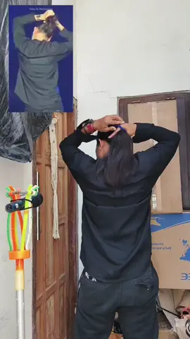 perkara nguncir rambut aja kaum hawa heboh gitu #ello #dewa19 #parodi #separuhnafas #komedi