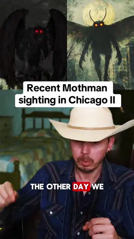 Recent Mothman sighting in Chicago II. #chicago #mothman #sighting #scarystories #creepystorytime 