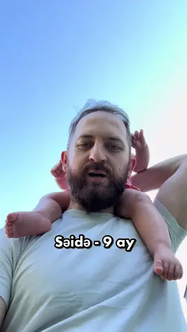 Səidə - 9 ay Səidəni elə böyütməyə çalışırıq ki, qarşısına həmişə böyük məqsədlər qoysun. 9 ayında Səidəyə həyatda cəsarətli olmağı arzulayıram ki, bütün məqsədlərinə nail olsun. 