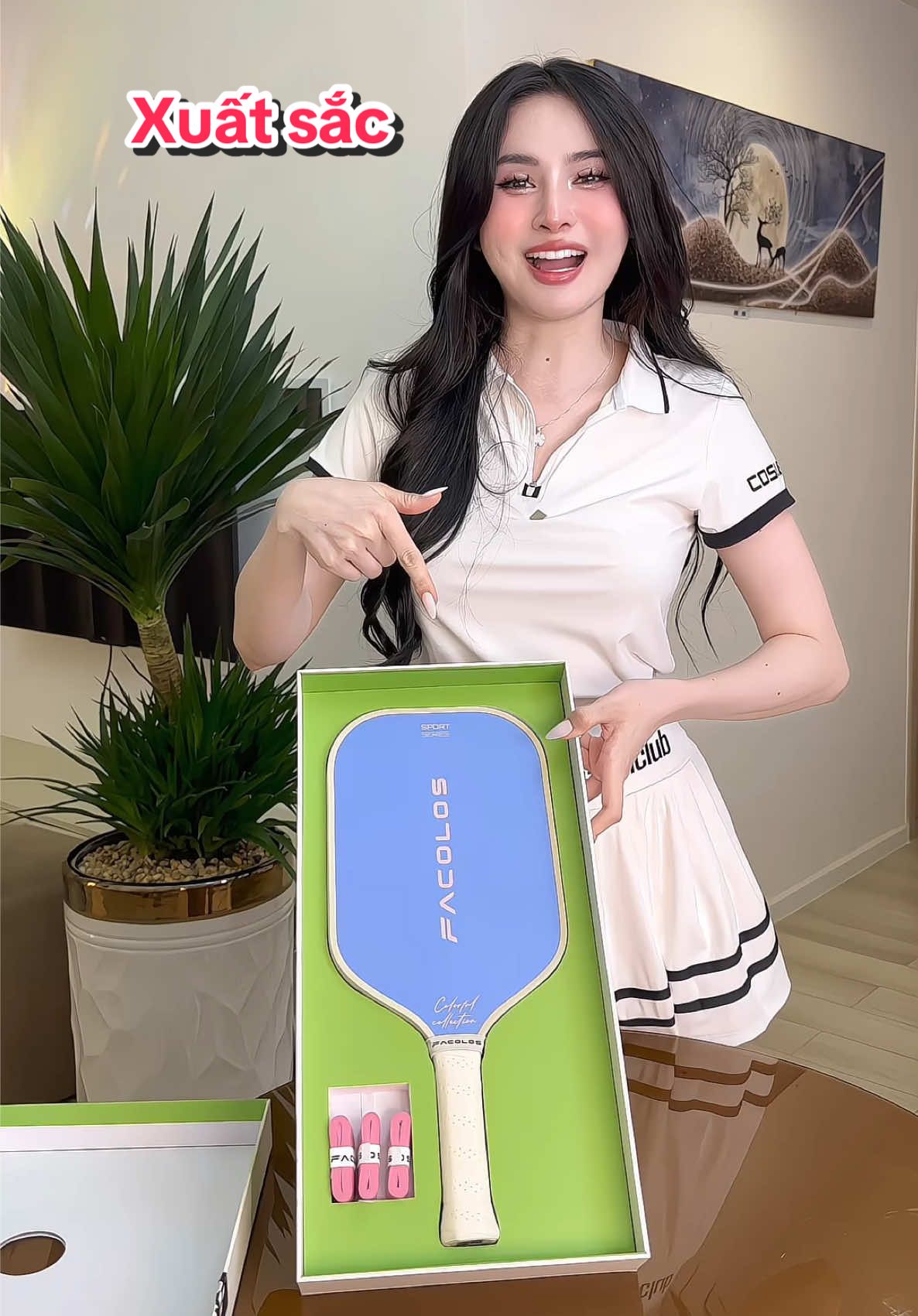 Mẫu vợt cao cấp siêu đẹp đến từ nhà Facolos 🥰#facolospickleball #pickleball #minm7review #xuhuongtiktok2025 #xuhuong 