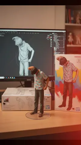 Create this ai image..👇🏻 STEP |:Search on google: Google Gemini STEP 2: Select any photo STEP 3: COPY & PASTE THE PROMPT BELOW Prompt Figurine Details: A 1/7 scale figurine of a character from an unspecified 